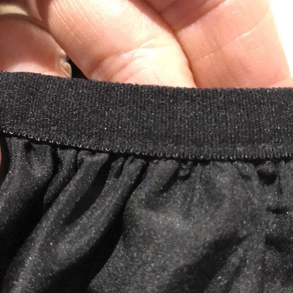 Ralph Lauren 3t elastic pulling black skirt nwot